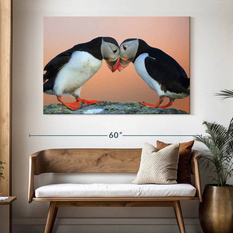 Brampt Norwegian Puffin Bird, 34" H x 51" W