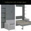 Queen Size Murphy Bed Wall Bed With Sofa-363380846
