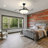 42" 4 - Blade Led 3 Speeds 3 Light Ceiling Fan With Remote Control Retractable Blades And Light Kit Included