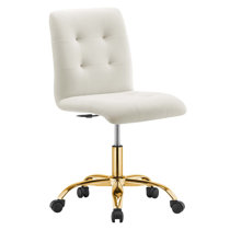 Montes Jett Executive Office Chair, Reclining Backrest, Retractable Footrest The Twillery Co. Upholstery Color: White