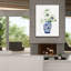 «Floral Chinoiserie 2 Cobalt» par Danhui Nai, art mural sur toile-579458462