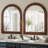 Wood Framed Wall Mirror-1811845297-1811845302