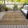 Machine Washable Indoor/Outdoor Xhevrie Khaki Rug