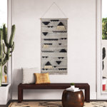 Cotton and Wool Hand Woven Wall Hanging