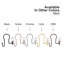 Crochets de rideau de douche HK18xx-64464242