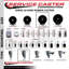Ensemble de roulettes extensibles pivotantes en caoutchouc dur SCC NB 4 po x 3/4 po