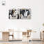 «Kintsugi Horses Duet», ensemble de décorations murales Boho par Art Remedy, prêt à accrocher, 40 x 40-129610401-129610407