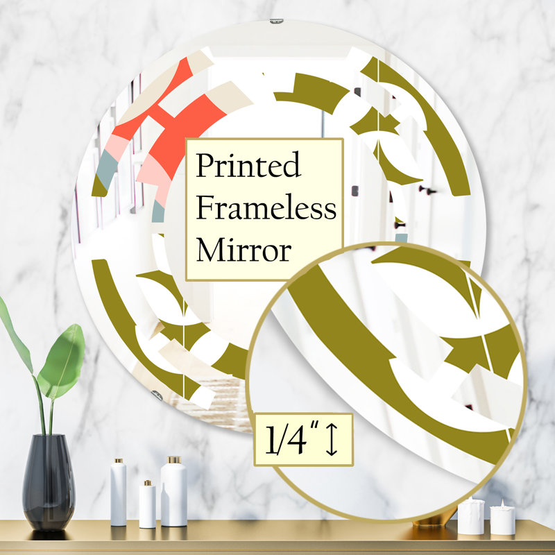 Miroir mural Botanical, H 31,5 po x l po