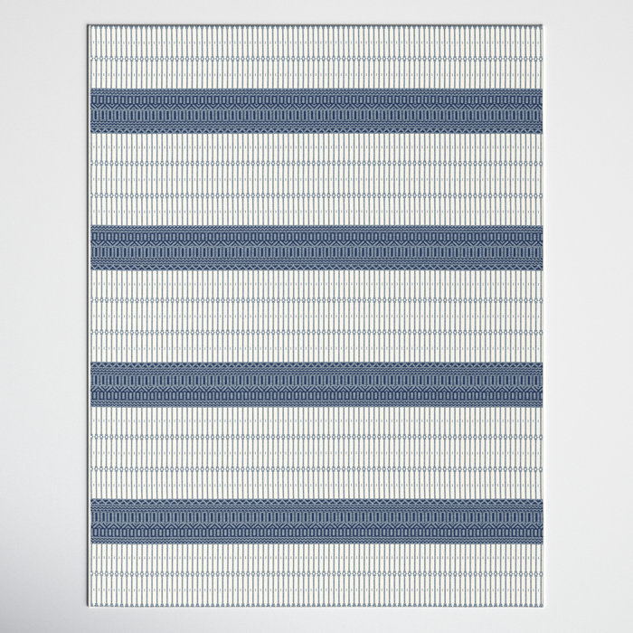 Danforth Striped Flatweave Blue/Beige Indoor / Outdoor Area Rug ...
