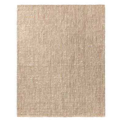 Vesper Quintana Hand-Knotted Jute White/Tan Area Rug