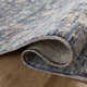 Sorrento Oriental Machine Made Power Loom Polyester Area Rug in Blue