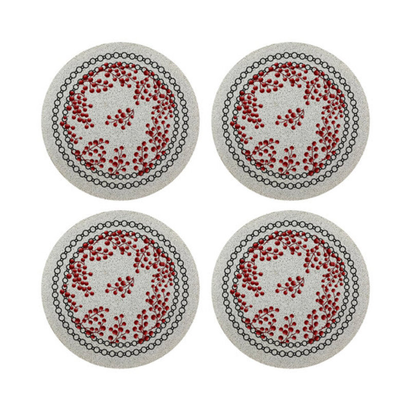 Glass Beads Round Beaded Placemats