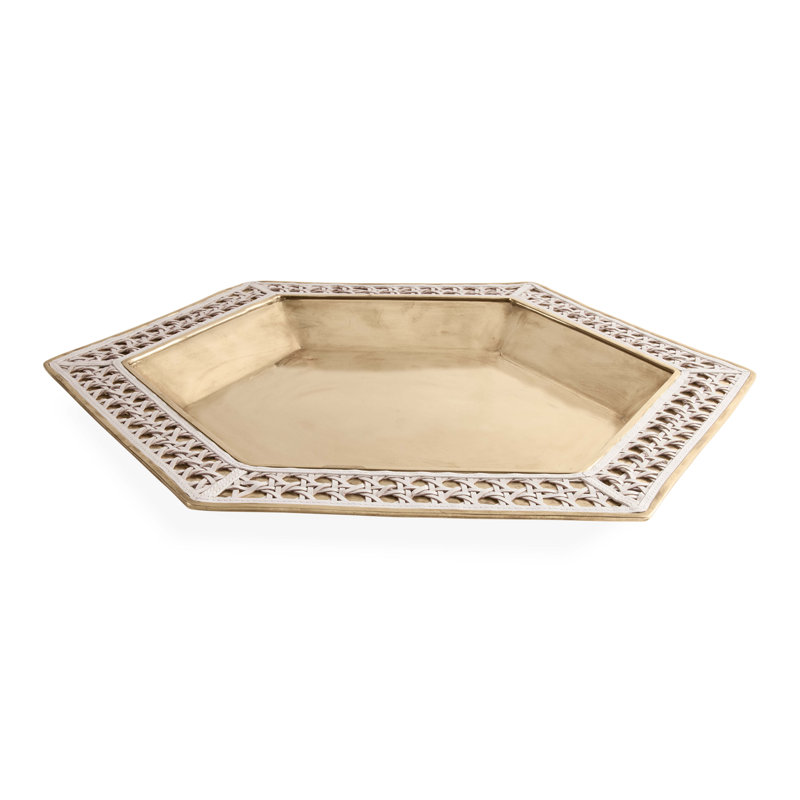 Basketweave Serving Tray