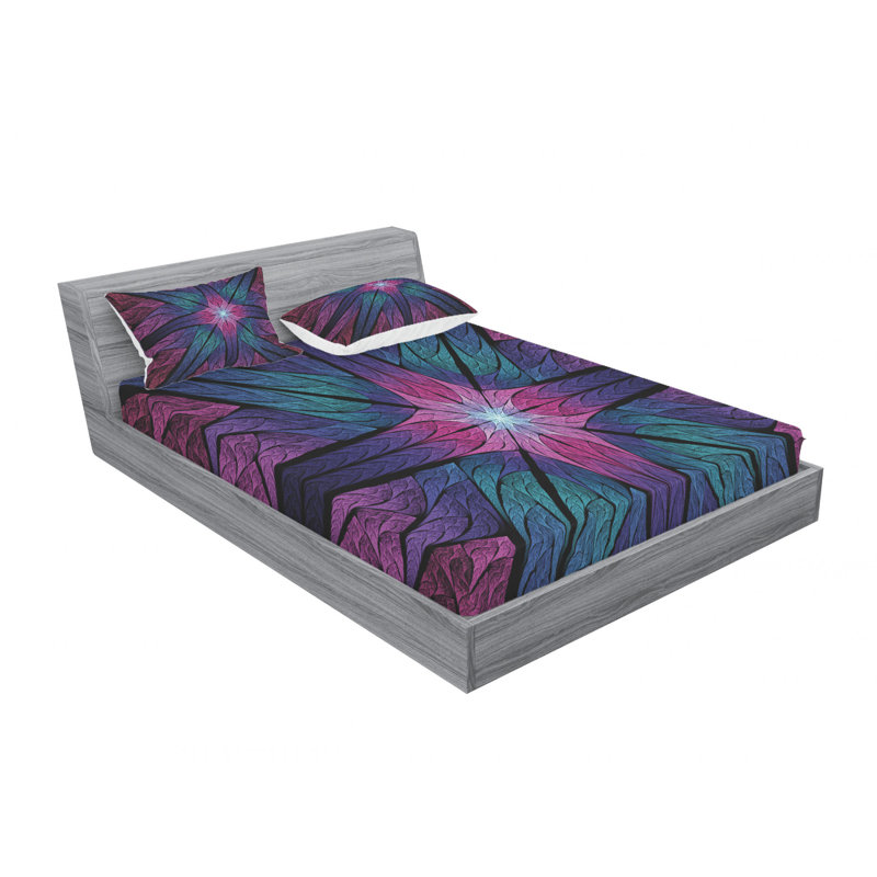 Microfiber Sheet Set, Queen Sheet Set with Fitted Sheet