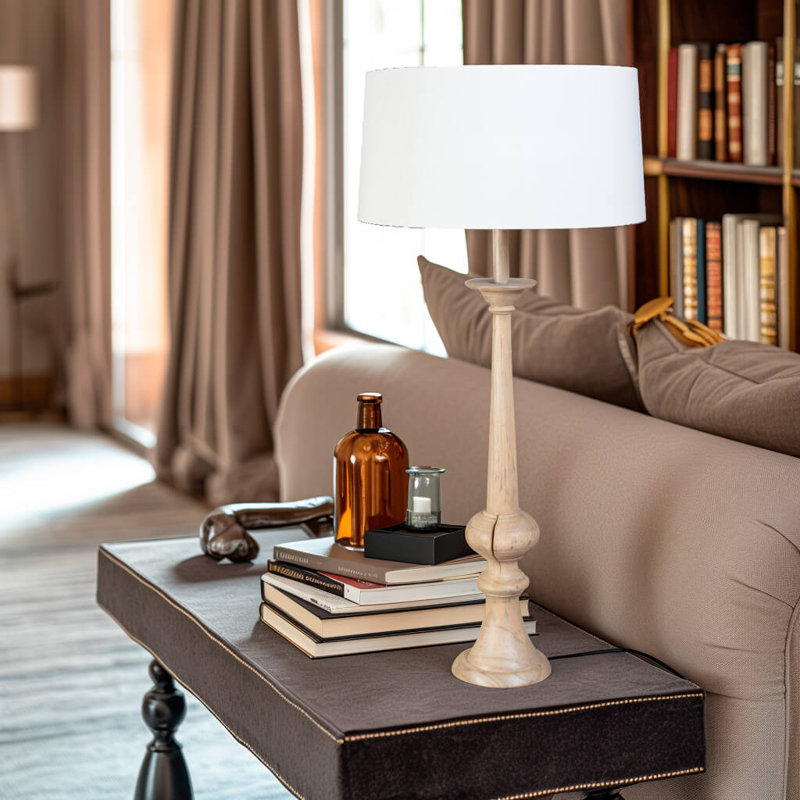 Artisans Solid Wood Table Lamp