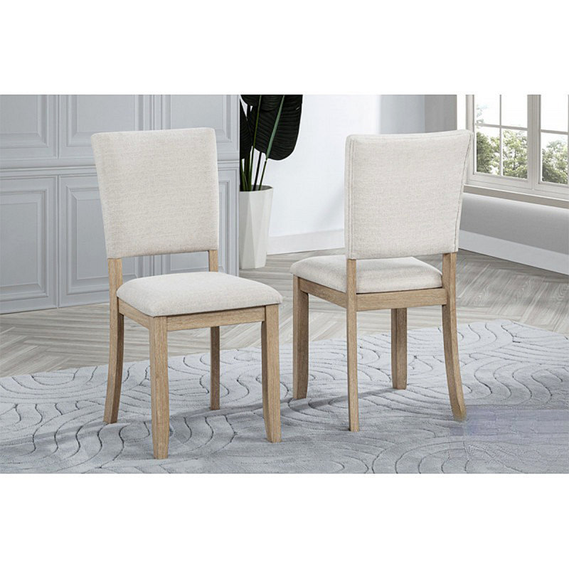 Ensemble de 2 chaises de salle à manger en bois