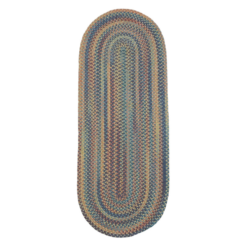 Tresse de laine intemporelle, Ovale 2 pi x 5 pi