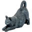 Statue de chat ludique qui s'étend