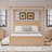 Canopy Platform Bed with Trundle and Three Storage Drawers-27468498