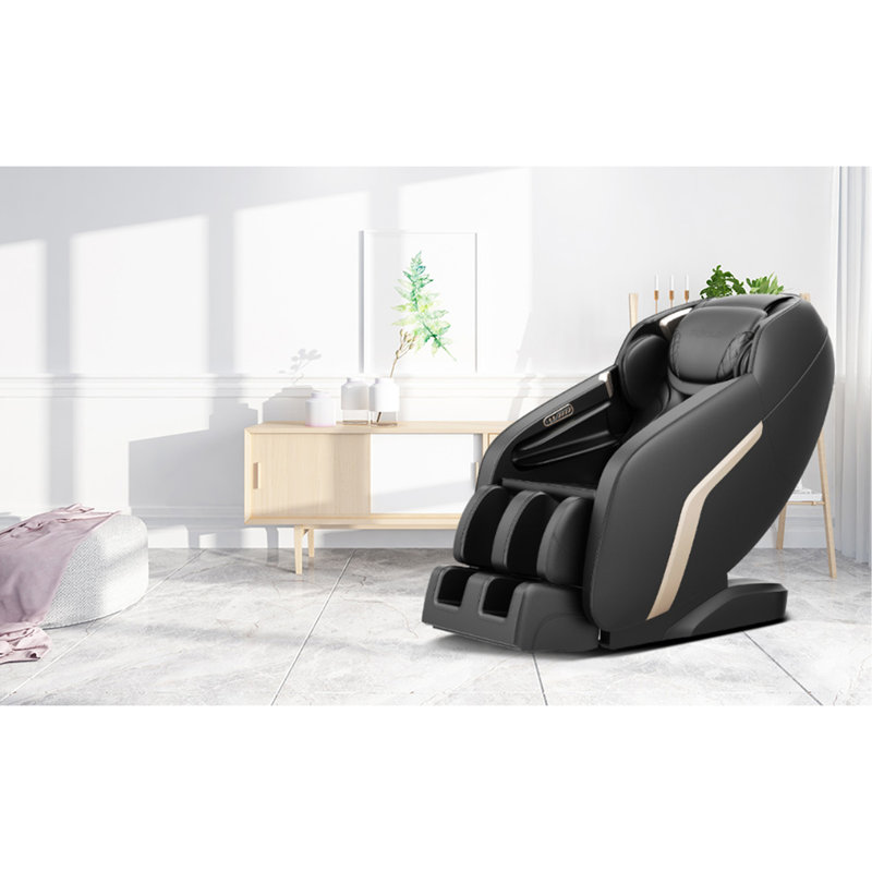 Fauteuil de massage, fauteuils de massage Shiatsu Zero Gravity, fauteuil de massage SL-Track avec haut-parleur inclinable Bluetooth, anion, étirement thaïlandais, charge USB, chauffage et massage des pieds
