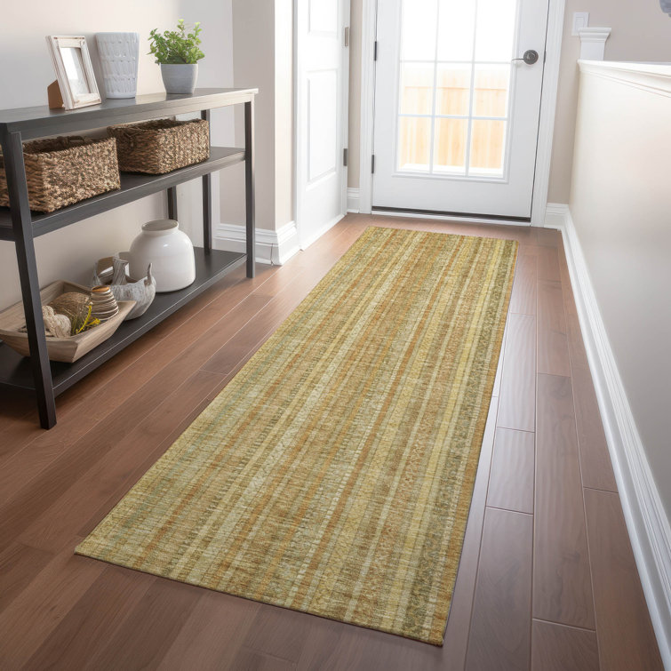 Machine Washable Indoor/Outdoor Claudian ACN1655 Wheat Rug