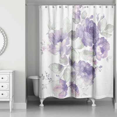 Perine Floral Shower Curtain