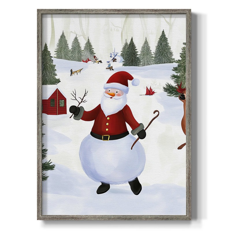 Christmas Holiday Art CCXXVI Framed Print - Solid Wood, H 11 po x l 9 po