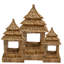 Wicker Pagoda Collection Votive Candle Holder-631025557
