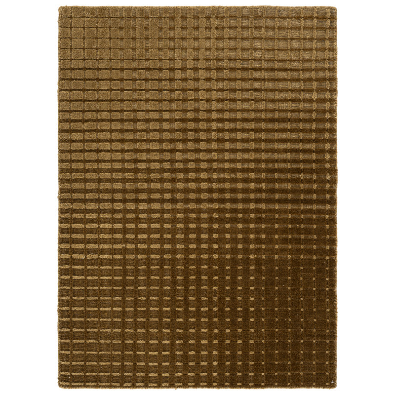 Laine tissée à la main 70% Ridgewood 301; Tapis abstrait 30% coton recyclé, Rectangle 9 pi x 12 pi