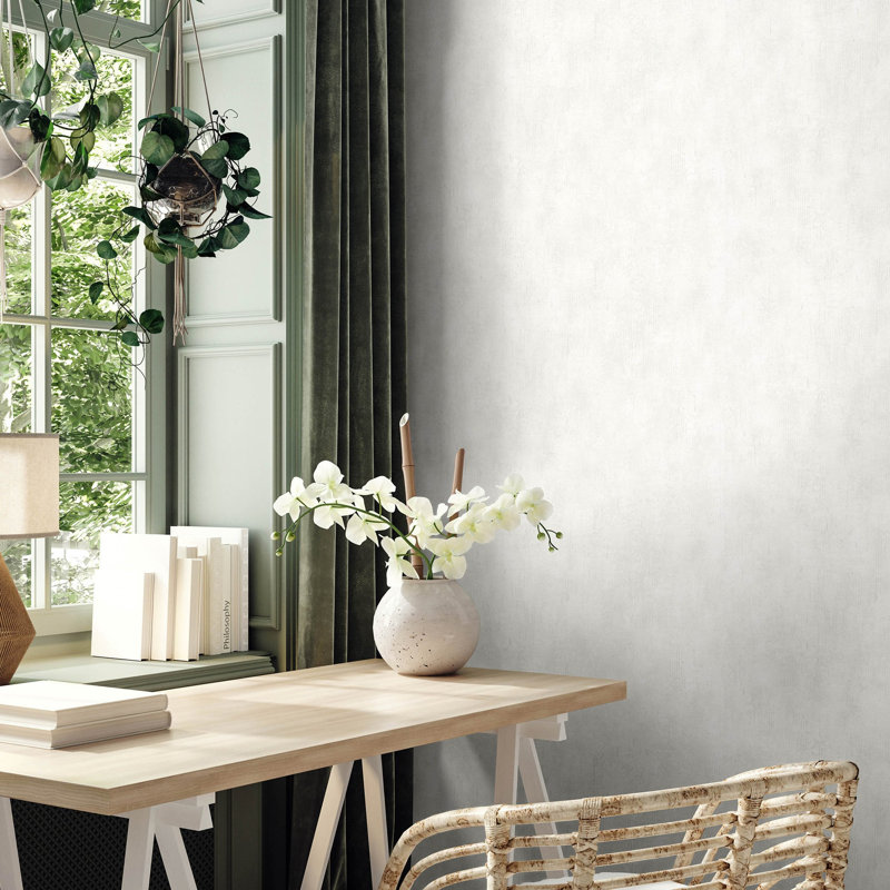 Jerez Industrial Effect Textured Wallpaper Roll 10.05m x 0.70m, White