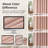 Graciella Thermal Insulated Faux Linen Textured 100% Blackout Curtains for Bedroom Living Room Back Tab/Rod Pocket-1820785322-1870060833