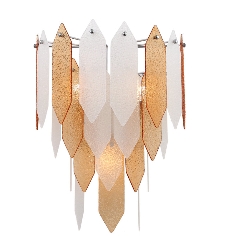 Hakes Armed Sconce, Amber