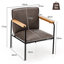Marsworth Faux Leather Armchair-378073760
