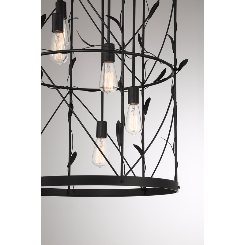 Lexington 5-Light Hubbs in Matte Black, Black