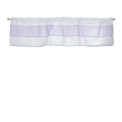 Cantonnière sur mesure en mélange de coton rayé Lilly