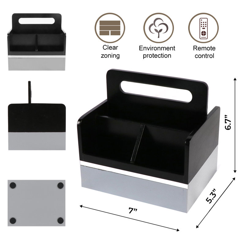 Black/Grey Remote Control Holder