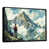 Toile avec cadre flottant noir