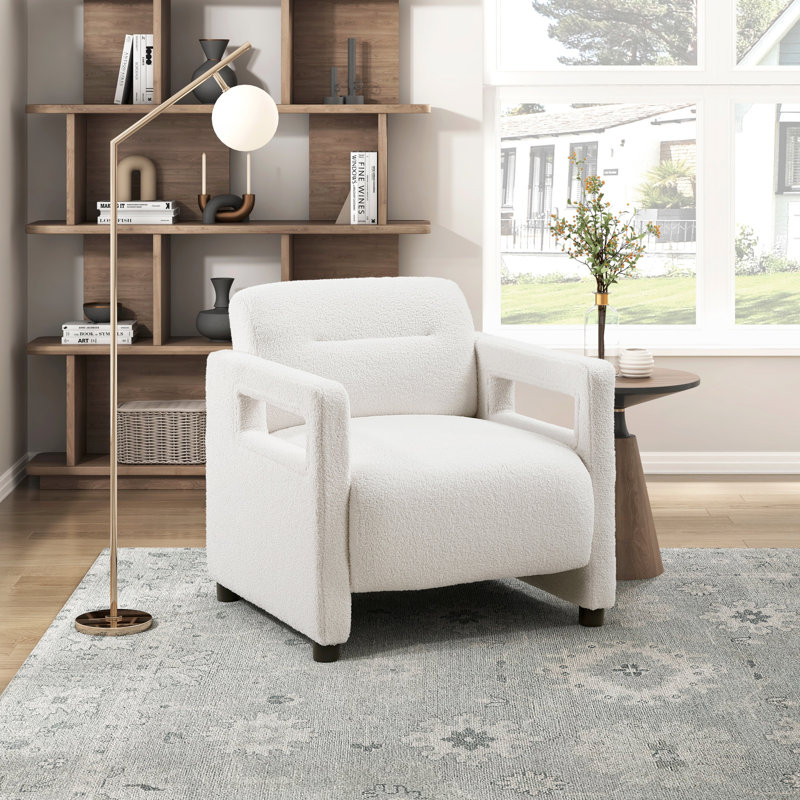 Fauteuil d'appoint 1pc Luxury Luxury Furniture, Beige
