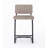 Estes Upholstered Stool with Metal Frame-1609516363-1609516361