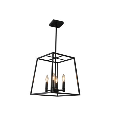 Leyan 4 - Light Dimmable Square / Rectangle Chandelier
