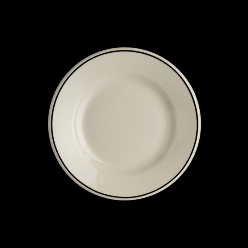 Plate Rolled Edge Black Line