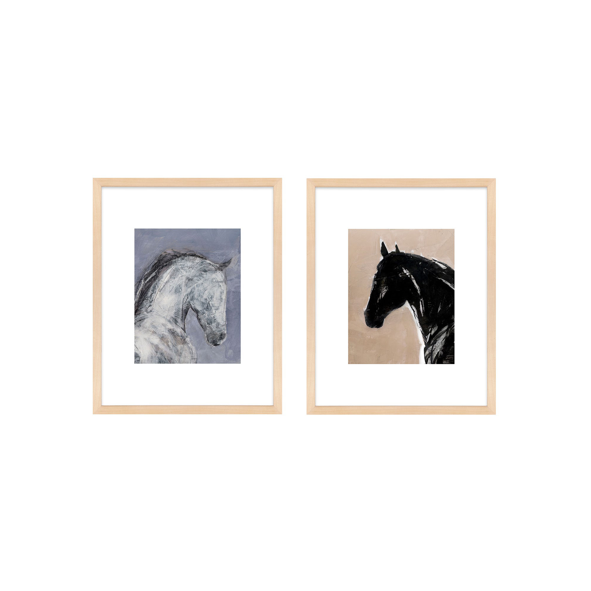 Spirit & Essence by Ivo Stoyanov, Maple Framed Paper, 20" H x 32" W