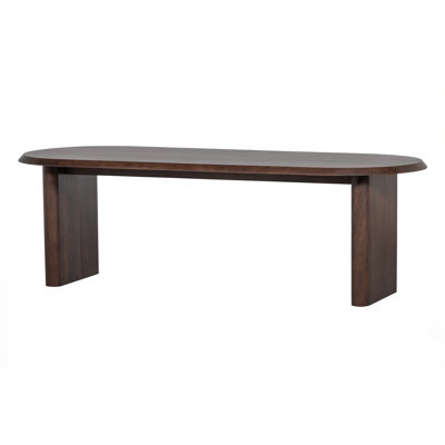 Oval Solid Wood Dining Table