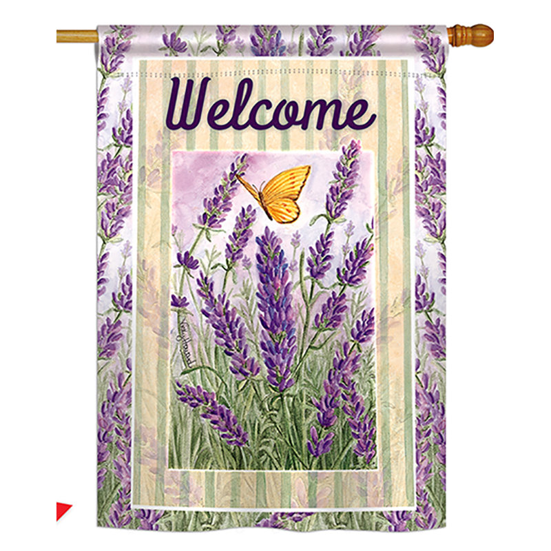 Drapeau de maison 40 x 28 po Genivee