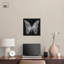 Sparkling Silver Butterfly Canvas Butterfly Art by Art Remedy-107782238-107782241