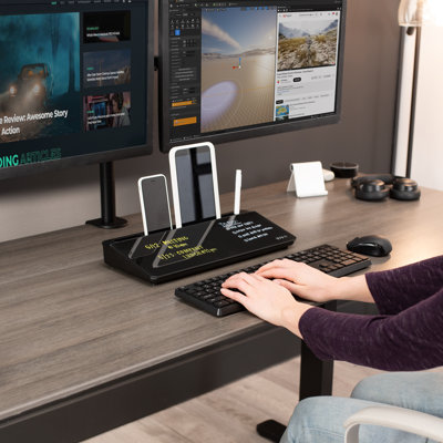 Desktop Dry Erase Board, 7" x 15.8"