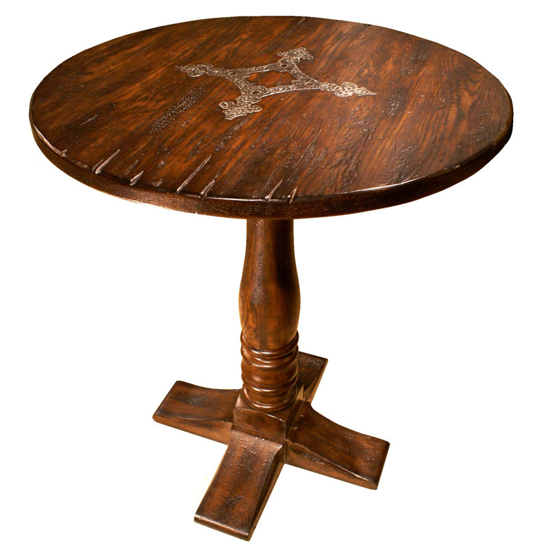 Savoy Round Solid Wood Dining Table, 42" W x 42" L