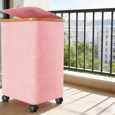 Premium Folding Laundry Cart With Wheels