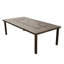 Ensemble de salle à manger rectangulaire en aluminium pour 8 personnes 95 po Tipper-770569735