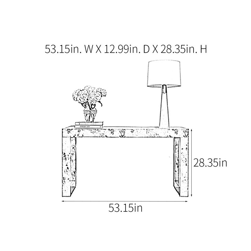 Modern Minimalist Practical Console Table